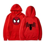 Men Spider Hoodie Spider-Man Comic Printed Fleece Hoodie
