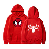 Men Spider Hoodie Spider-Man Comic Printed Fleece Hoodie