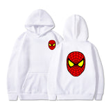 Men Spider Hoodie Spider-Man Pattern Sweater Fleece