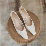 Nude Wide Fit Block Heels