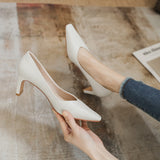 Nude Wide Fit Block Heels