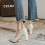 Nude Wide Fit Block Heels