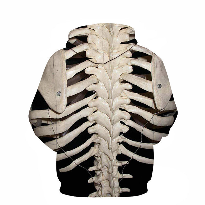 Skeleton Hoodie 3D Printed Skull Skeleton Hooded Sweater