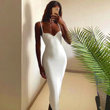 Women Summer Dresses Midi Dress Sexy Fashion Backless Sheath Dress