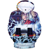 Back to the Future Costume 3D Full Color Hooded Hoodie