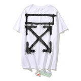 Off White T Shirt Arrow Casual Cotton Tshirt for Unisex Owt