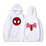 Men Spider Hoodie Spider-Man Comic Printed Fleece Hoodie