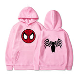 Men Spider Hoodie Spider-Man Comic Printed Fleece Hoodie