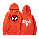 Men Spider Hoodie Spider-Man Comic Printed Fleece Hoodie