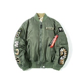 BAPE Varsity Jacket Shark Desert Camouflage Coat Jacket Coat