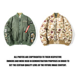 BAPE Varsity Jacket Shark Desert Camouflage Coat Jacket Coat
