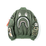 BAPE Varsity Jacket Shark Desert Camouflage Coat Jacket Coat