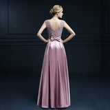 Prom Dresses Double-Shoulder Banquet Evening Dress Long Host Elegant Graceful Catwalk Waist-Tight Evening Dress for Women