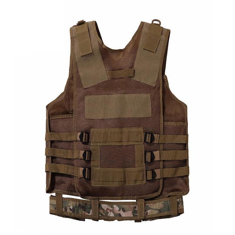 Tactics Style Men's Outdoor Vest Tactical Vest Outdoor Adventure Equipment Camouflage Tactics Vest Wild Adventure Vest