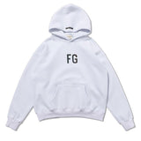 Fog Hoodie Men and Women Hooded Reflective Loose Brushed Hoody Men Fear Of God