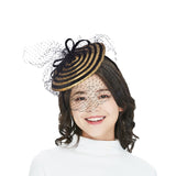 Kentucky Derby Hats Veil Headdress Top Hat