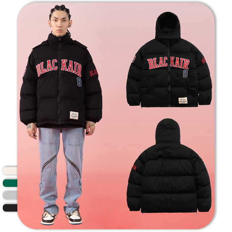 Blackair Jacket Blackair Fall Winter Coat Thickening Embroidery