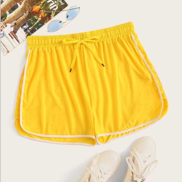 Women Plus Size Pants Spring/Summer Sports Loose Thin Casual Shorts