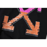 Off White Zipper Hoodie Autumn and Winter Zipper Hoodie Coat