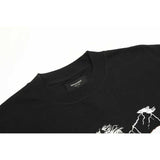 Present T Shirt Vintage Distressed Horse Print Loose