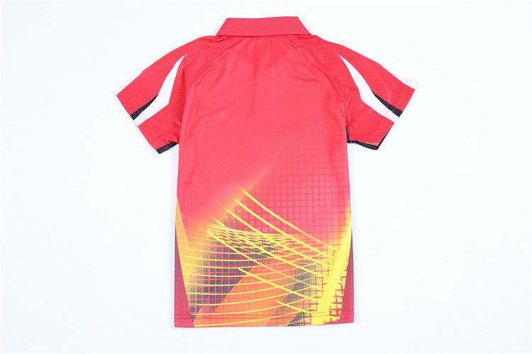 Cricket T Shirt Lapel Short Sleeve T-shirt Quick-Drying Gym Clothes