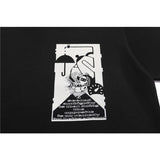 Cavempt Ce Lifecav @ Empt Umbrella Cartoon Japanese Fashion Ce Short Sleeve Men and Women