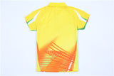 Cricket T Shirt Lapel Short Sleeve T-shirt Quick-Drying Gym Clothes