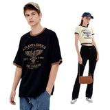 Blackair T Shirt Loose Couple Summer Half Sleeve Men