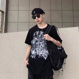 Cavempt Ce Cav @ Empt Ce Cartoon Print Harajuku Style Male and Female Couple Short Sleeve