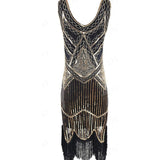 The Great Gatsby Dresses Vintage Sequined Tassel Dress Beaded