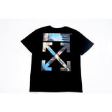 Off White T Shirt  Arrow Men's ShortSleeved Tshirt Large Size Casual Fashion Men's Clothing Owt