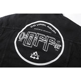 Fog Fear Of God Jacket Autumn Ow Men's plus Size Retro Sports Letter Print Coat