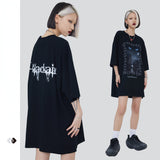 Blackair T Shirt Summer Short Sleeve Black Printed T-shirt