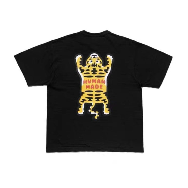 Human Made T-Shirt Slub Cotton Trendy Loose Couple Short Sleeve