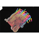 Men T Shirt Summer Casual Tops Cartoon Bear Printed Short Sleeve T-shirt Men's round Neck Half Sleeve Street Fashion Loose Half-Sleeved T-shirt