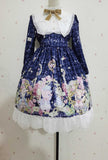 Gothic Lolita Harajuku Style Clothing Lolita Dress Lolita Long Sleeve Op Dress for Women
