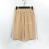Palm Angels Vintage Rainbow Ribbon Striped Casual Shorts