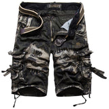 Tactics Style Men Short Outdoor Men Multi-Pocket Workwear Camouflage