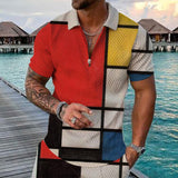 Polo Shirts Polo Lapel Casual Short Sleeve Summer T-shirt