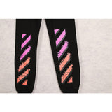 Off White Winter Pants Spring and Autumn Square Casual Trousers Men and Women