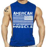 Man Tanks Sports Large Slit Cotton Vest