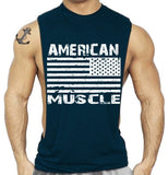 Man Tanks Sports Large Slit Cotton Vest