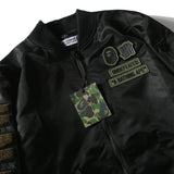 BAPE Varsity Jacket Male Shark Flight Suit Coat