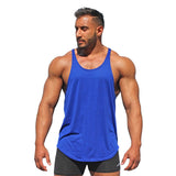 Man Tanks Men's Base Solid Color Fitness Sports Cotton Vest