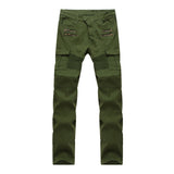 J Shaped Jeans Men's Jeans Motorcycle Style Stretch Skinny Pleated Trendy