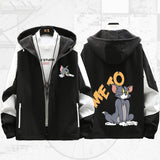 Tom and Jerry Hoodie Men and Women Couple Autumn Personality Casual Jacket Coat