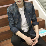 Denim Shirts Men's Long-Sleeved Shirt