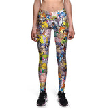 Men and Women Pokemon Pikachu Pant Pokémon Printed High Waist Sweatpants