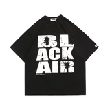 Blackair T Shirt Blackair Summer Short Sleeve Men's Loose round Neck T-shirt