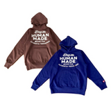 Human Made Hoodie Velvet Padded Hooded Sweatshirt Loose Couple